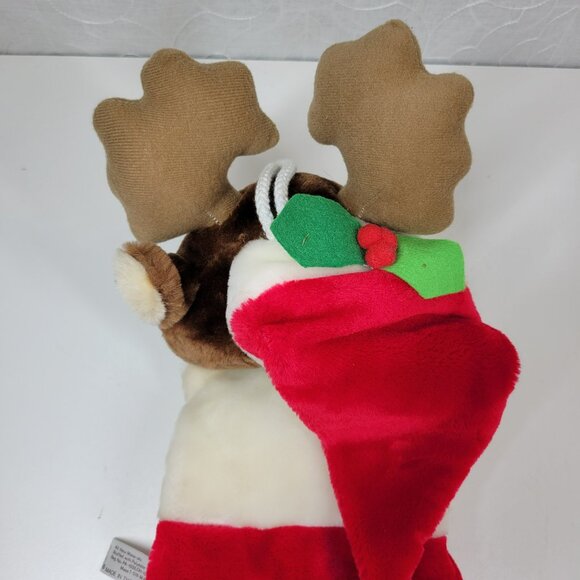 Vintage America Wego Moose‎ Christmas Stocking 20” Holiday Soft Plush Decoration - Picture 8 of 14